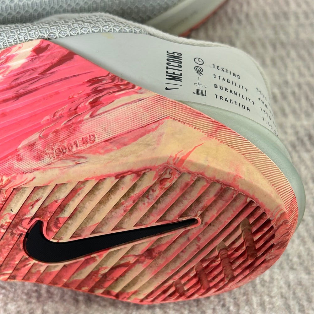 Nike Metcon 5 Women's Training Shoes Platinum Pink Marble Size 8 AO2982 004‎ - Picture 8 of 10